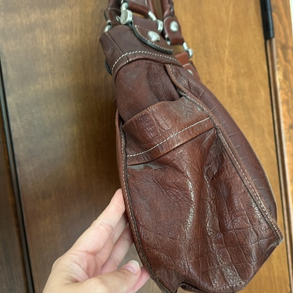 Leather B MAKOWSKY HAND BAG - Picture 3 of 4